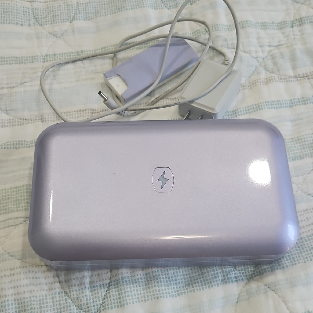 PhoneSoap Purple UV Phone Sanitizer with Charger